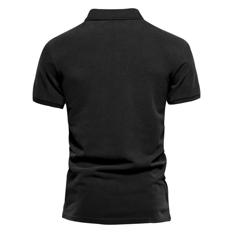 Men Polo Shirt Short Sleeve Breathable Soft Regular Fit Casual Business Golf Summer Daily Work Outdoor Lightweight Basic Tops