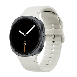 KissICON Beige / Galaxy watch 8 40mm 1:1 Sport Band for Samsung Galaxy watch 9 8 44mm 40mm 8 classic 46mm Wrist Replacement Belt Bracelet Correa Galaxy watch8 Straps