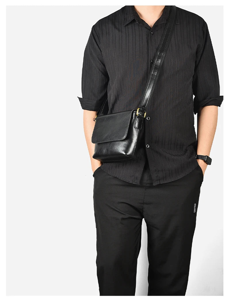 Mendy Mens Bags Cross Bag Shoulder Bag Men Bags Genuine Leather Crossbody Bags Small Sling Bag Designer Luxury Bag High End New