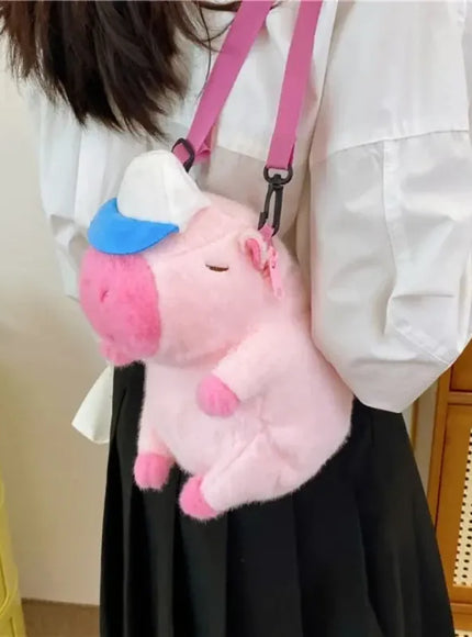 Capybara Mochila Pel Cia Para Meninas Crossbody