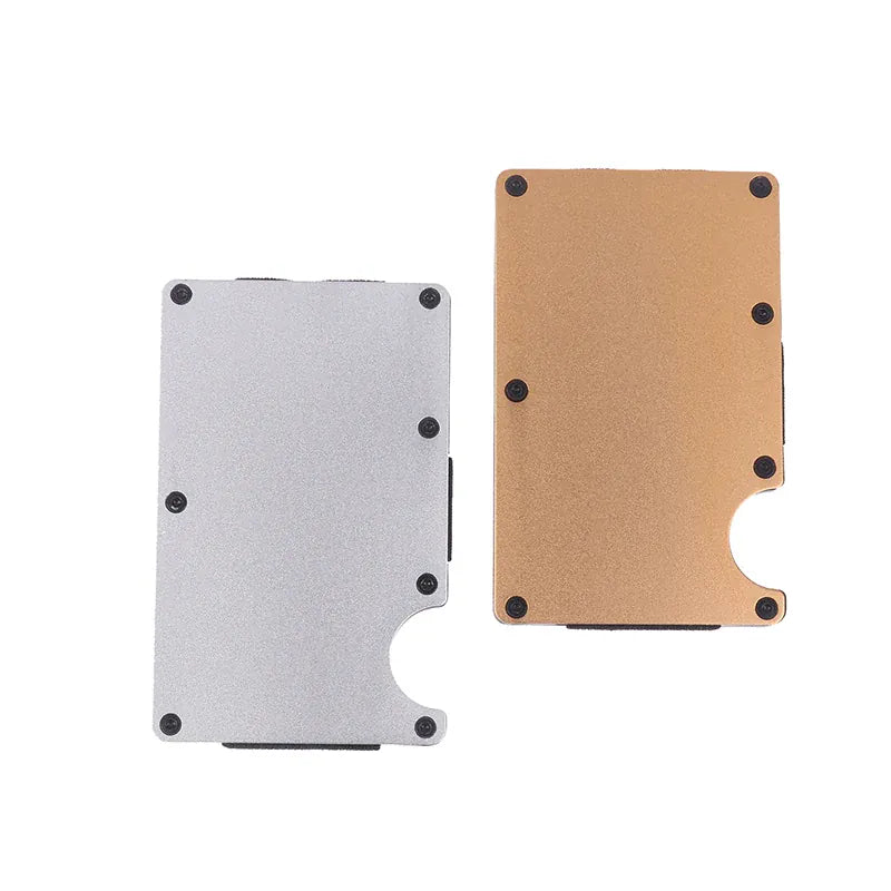 Minimalist Wallet For Men & Women - Slim RFID Wallet, Scratch Resistant, Credit Card Holder & Money Clip, Easily Removable Money