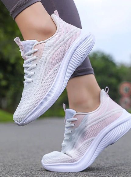 Womens Running Shoes Athletic Outdoor Gym Training Sneakers Walking Tennis Shoes Breathable Sport Fashion Sneakers for Ladies