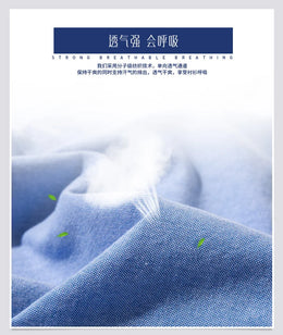 100% Cotton Oxford Shirt Men's Summer short sleeved Sleeve Embroidered Horse Casual Without Pock et Solid Shirt Plus Size S-6XL