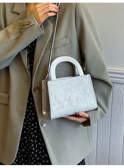 Women's Solid Color Handbag – High-quality Texture