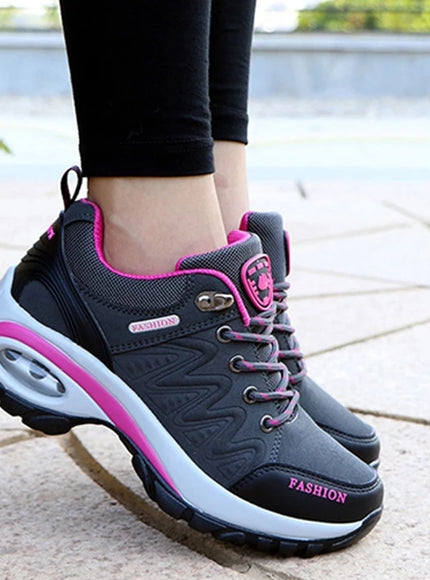 Women Sports Shoes Platform Sneakers Fashion Outdoor Hiking  Non-Slip Casual Shoes Low Top Running Shoes Women Footwear