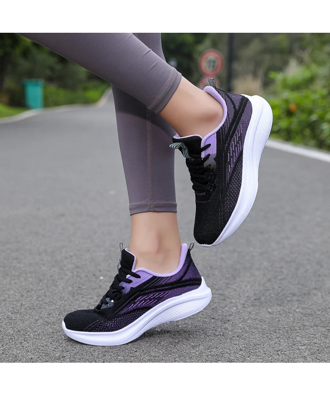 Womens Running Shoes Athletic Outdoor Gym Training Sneakers Walking Tennis Shoes Breathable Sport Fashion Sneakers for Ladies