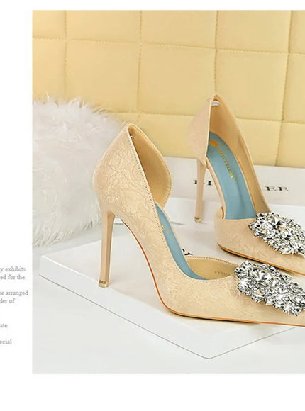 Fashion Spring Banquet Women's Shoes Thin Heels High