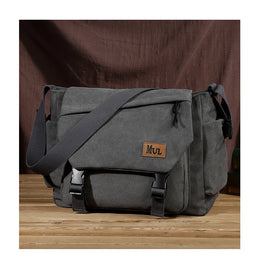 Men's Casual Crossbody Bag Large Capacity Single Shoulder Bag Commuter Mailman Bag Lightweight Leisure Backpack for Business