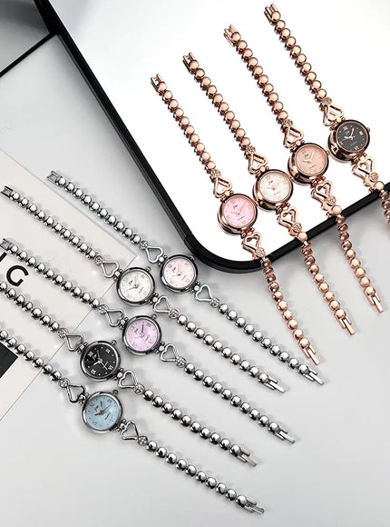 KissIcon Rose Love Bracelet Watch - Compact Exquisite