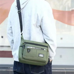 New Mens Crossbody Bag Single Shoulder Bags Big Capacity Multi-Pockets Storage Bag Fashion Handbag Business Crossbody Bags
