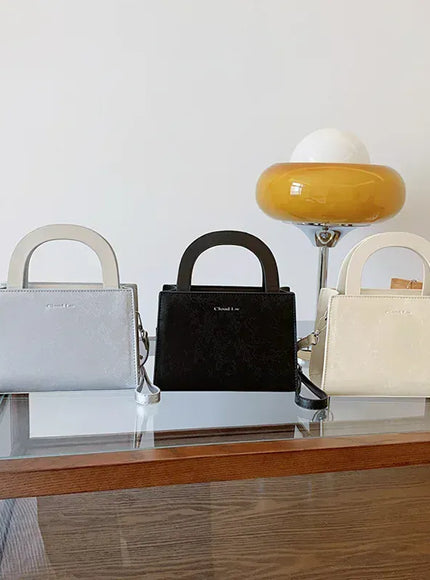 Women's Solid Color Handbag – High-quality Texture