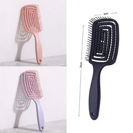 KissICON Hair Scalp Massage Detangling Brush Anti Static Wet