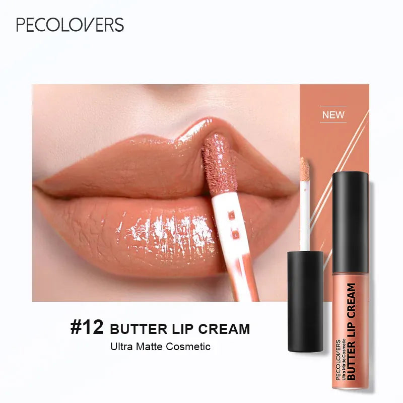 KissICON 12 💋 Butter Gloss Non Sticky Lip Gloss Nude