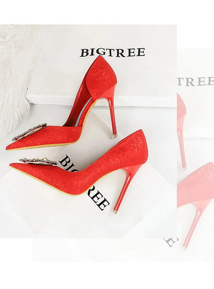 Fashion Spring Banquet Women's Shoes Thin Heels High