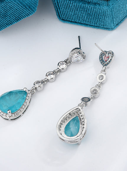 KissIcon 925 Silver Plated Parai Baru Tassel Earrings - Fab
