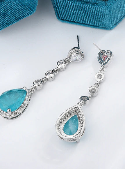 KissIcon 925 Silver Plated Parai Baru Tassel Earrings - Fab