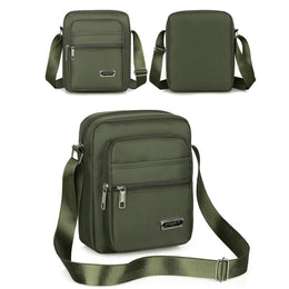 Men's Handbag Shoulder Messenger Bags Casual Canvas Travel Bag Waist Bag Multifunctional Waterproof Business Storage Bag Solid