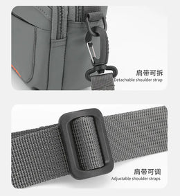 Men's Casual Messenger Bag Outdoor Small Shoulder Bag Multifunctional Travel Waist Bag Hanging Bag Crossbody Bags for Men