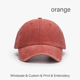 SLECKTON Custom Logo Retro Baseball Cap for Men and Women DIY Design Letter Embroidery Hat Customize Cap Graphic Print Wholesale