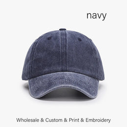 SLECKTON Custom Logo Retro Baseball Cap for Men and Women DIY Design Letter Embroidery Hat Customize Cap Graphic Print Wholesale