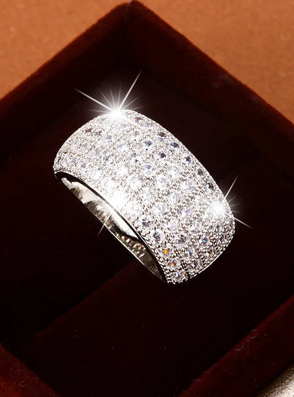 KissIcon Fashion Light Luxury Zircon Ring - Bridal Shine
