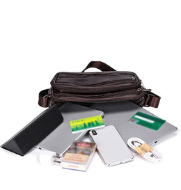 Men's Messenger Bags Hot PU Handbag Multi-functional Travel Casual Small Bags Outdoor Hiking Cycling Sport Cigarette Satchel