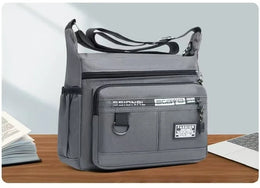 New Mens Crossbody Bag Single Shoulder Bags Big Capacity Multi-Pockets Storage Bag Fashion Handbag Business Crossbody Bags