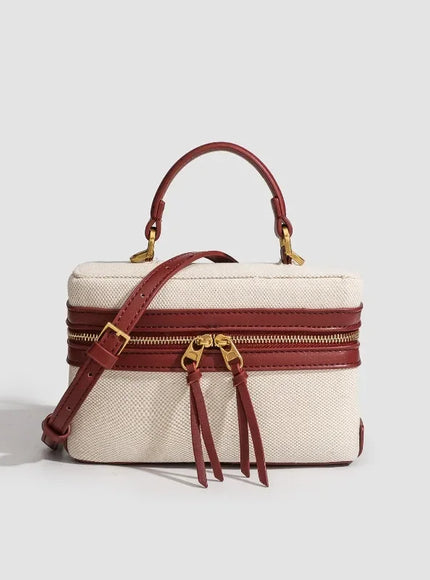 Fashion Box Women Handbags Designer Thick Canvas Shoulder Crossbody Bags Casual Spring and summer Small Purses 2024 bolso mujer