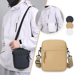 Mens Small Crossbody Sling Bag Chest Bag  Casual Utility Chest Phone Bag Water Resistant Fanny Pack for Running Travel Workout