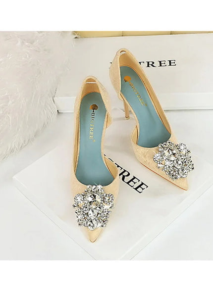 Fashion Spring Banquet Women's Shoes Thin Heels High