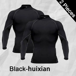 Men Workout Long Sleeve T- shirt Spring Autumn Gym Running Sport Men's T-shirts Fitness Sportswear Outdoor Tops For Men Clothes