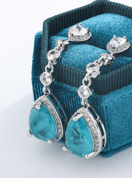 KissIcon 925 Silver Plated Parai Baru Tassel Earrings - Fab