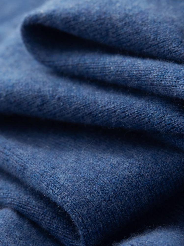 100% Merino Wool Sweater Man O-neck Basic Wool Pullover Autumn Winter Long Sleeve Soft Warm Jumper Smart Casual Knit Popular Top