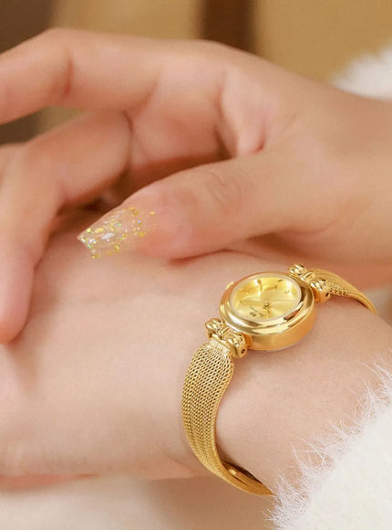 UTHAI Women Luxury Gold Bracelet Watch Waterproof Quartz