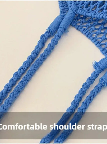 Hollow Inner Pocket Cotton Rope Seaside Beach