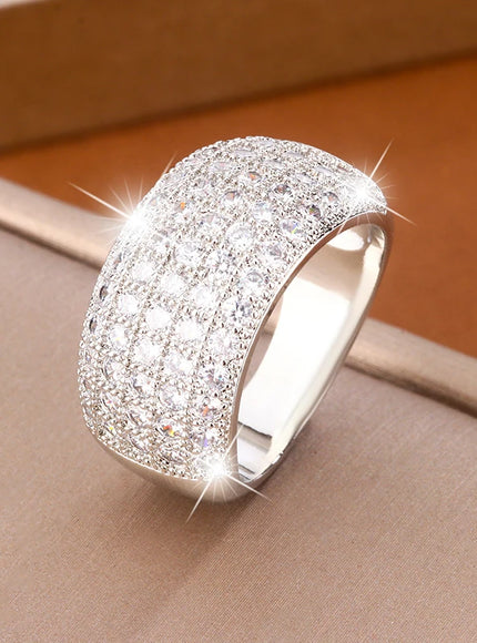 KissIcon Fashion Light Luxury Zircon Ring - Bridal Shine