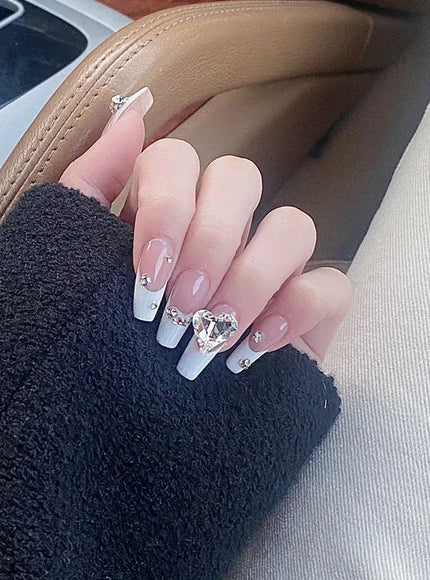 KissIcon Press On Nails 24Pcs Gel Butterfly -