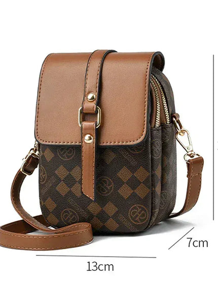 Moda Saco Multi-camada Pr Tico Crossbody –