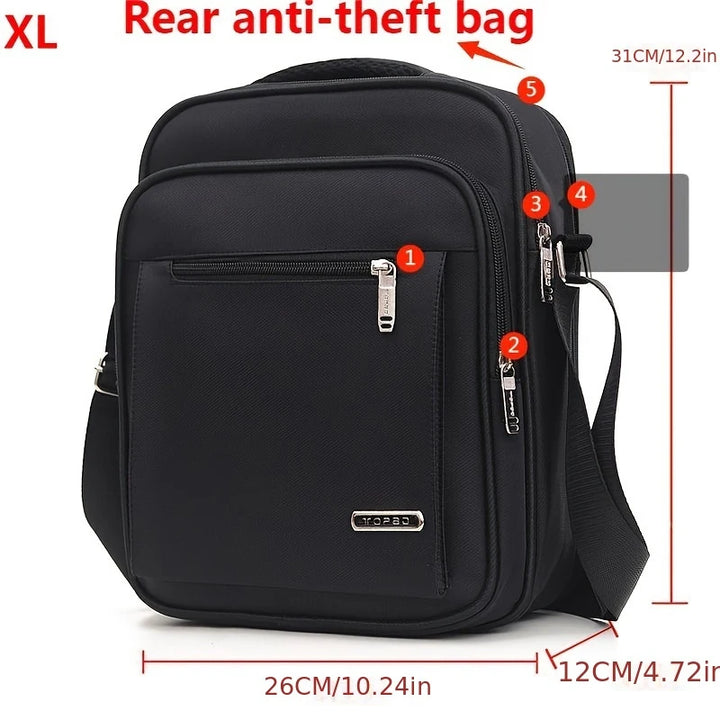 Shoulder Bag Men's Messenger Bag Men's Bags Men's Backpack Men's Handbag Men's Cash Collecting Bag Business LeisureLargeCapacity