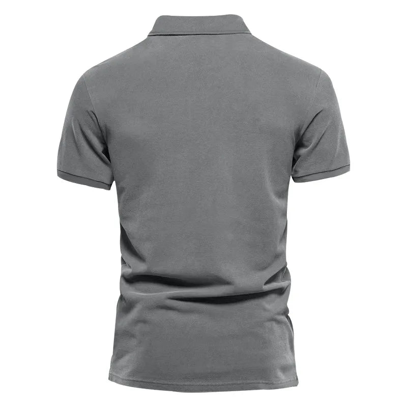 Men Polo Shirt Short Sleeve Breathable Soft Regular Fit Casual Business Golf Summer Daily Work Outdoor Lightweight Basic Tops