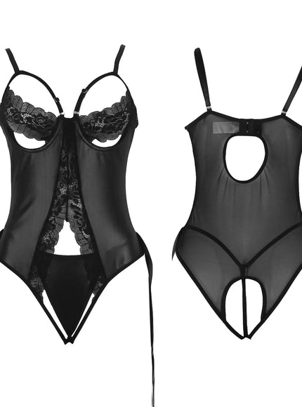 Plus Size  Big Size Woman Sexy  Lingerie sets pijamas With G-String and handcuff  3XL 5XL