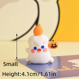 2025 Halloween Cake Decorations Pumpkin Ghost Black Castle Haunted Houses Cake Toppers for Happy Halloween Party Supplies