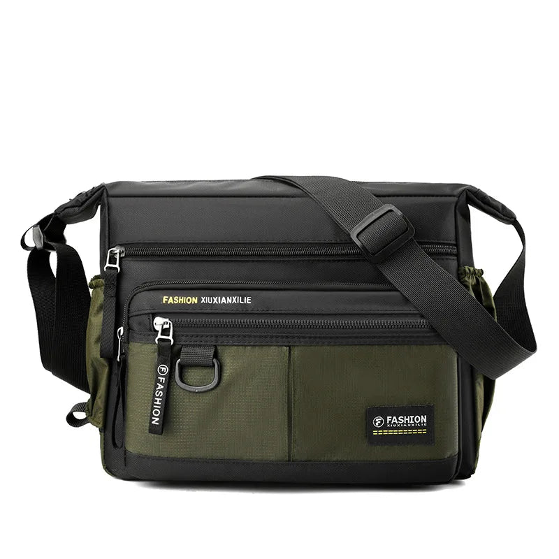Men Crossbody Bags Male Nylon Shoulder Bags Boy Messenger Bags Man Handbags for Travel Casual Large Bag