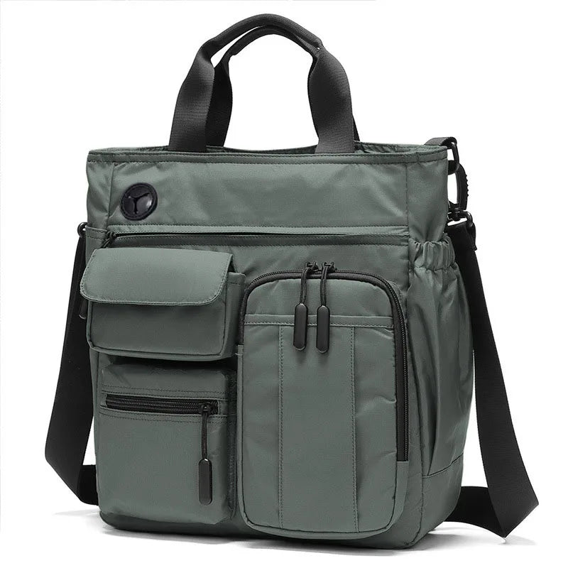 Mens Business Messenger Bag Laptop Shoulder Bag Multifunctional Computer Work Office Bag Waterproof Briefcases Travel Handbag