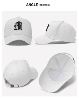 Spring and Summer Hard Cotton High Top Baseball Hat Man Woman Sport Big Size Snapback Cap 55-60cm 60-65cm