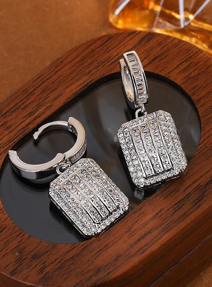KissIcon Premium Zircon Earrings - Ideal For Weddings
