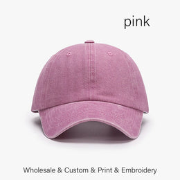SLECKTON Custom Logo Retro Baseball Cap for Men and Women DIY Design Letter Embroidery Hat Customize Cap Graphic Print Wholesale