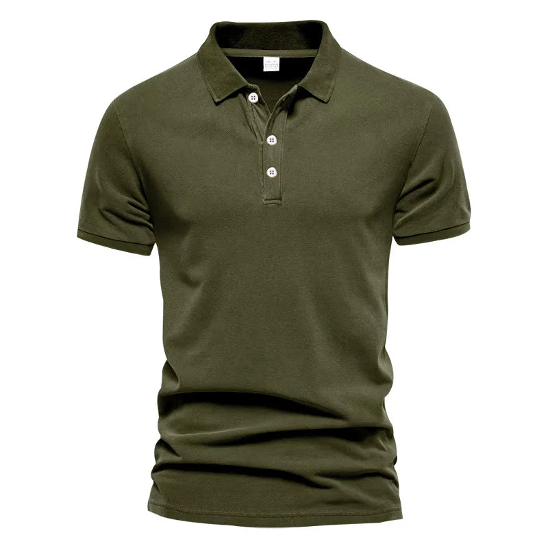 Men Polo Shirt Short Sleeve Breathable Soft Regular Fit Casual Business Golf Summer Daily Work Outdoor Lightweight Basic Tops
