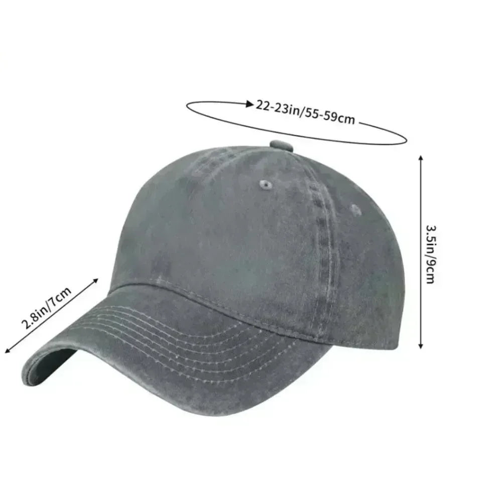 GS Adventure Baseball Caps Distressed Hats Cap Men Women Retro Outdoor Summer Adjustable Hats Leisure outdoor sun protection