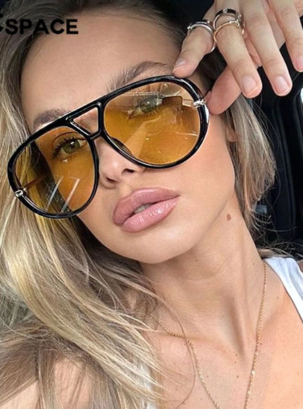 Vintage Oversized Black Sunglasses